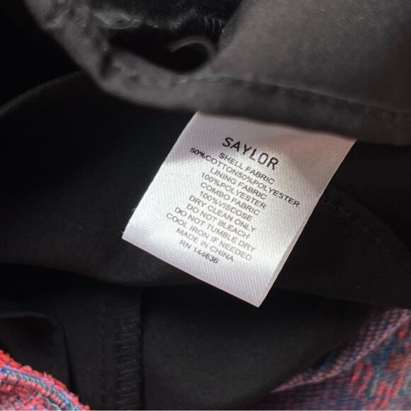 Saylor Black Coral Embellished Sleeveless Mini Dress Women’s Size Small - Picture 11 of 11